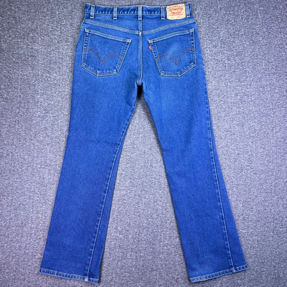 Levis 517 Jeans Men 35x32 Blue Bootcut Denim Western Cowboy Rodeo Retro Tag38x34